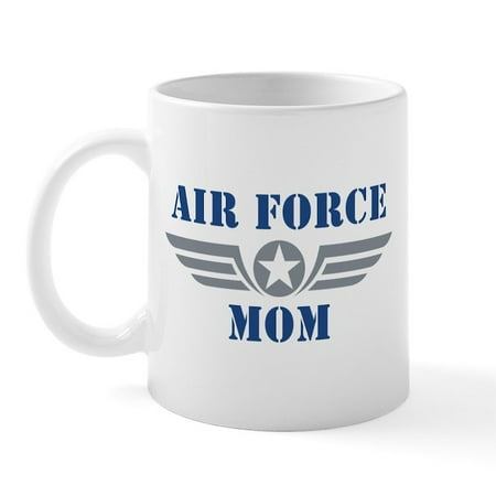 

CafePress - Air Force Mom Mug - 11 oz Ceramic Mug - Novelty Coffee Tea Cup