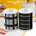 thumbnail image 4 of Railway Highway Road Tape 4 Rolls 4.8cmx5m Sticker Traffic Road Adhesive Masking Tape Road For Kids, 4 of 5