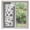 Black, variant on Black Flowers Window Privacy Film, Floral Geometric Classic Traditional Border Frosted Glass Window Clings Static Cling UV Heat Blocking Reusable Door Sticker for Bathroom 19.6 x 39.3 Inch