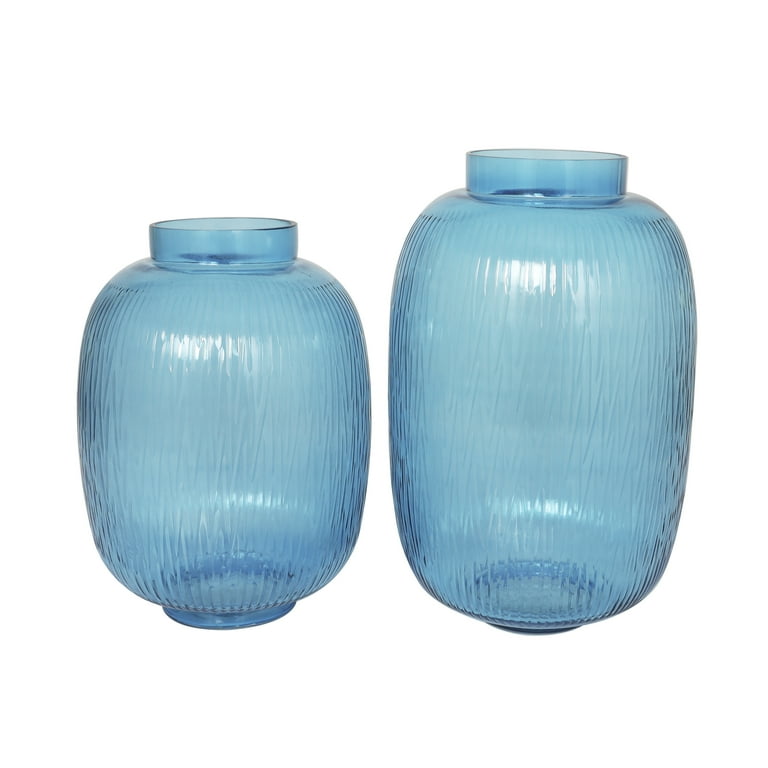 Antique Glass Vase セット Unique Glass Vases - Set of 3