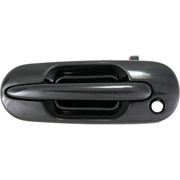 Exterior Door Handle Compatible with 1997-2001 Honda CR-V Front, Driver Side Smooth Black