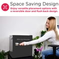 thumbnail image 4 of Frigidaire 1.6 Cu. ft. Retro Mini Fridge with Side Bottle Opener, Compact Refrigerator with Freezer Compartment, Black, 4 of 11