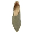 thumbnail image 5 of Brinley Co. Women's Faux Leather Almond Toe D'orsay Flats, 5 of 9