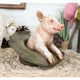 thumbnail image 7 of Country Farmside Western Adorable "Babe" Pink Pig In Cowboy Hat Figurine 5.25"H, 7 of 7