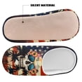 thumbnail image 4 of Chririnla Skull Palm Tree American Flag Bedroom Plush Slippers Soft Fuzzy Fluffy Cozy Comfy Fur Lined Washable Comfortable Ladies Girls Slippers, 4 of 7