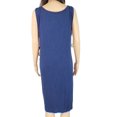 thumbnail image 2 of Women's Dress Navy Plus Sheath Tie Front 2X, 2 of 2