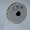 thumbnail image 4 of Offray Ribbon, White 5/8 inch Woven Ribbon 9 Feet, 4 of 6