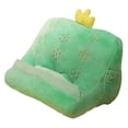 thumbnail image 2 of lionlar Cute Pillow Holder Tablet Stand with Elastic Pockets Desktop Holder Soft Cactus, 2 of 9