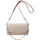 thumbnail image 1 of Bolso pequeño cuadrado a cuadros con estampado retro de moda, bolso bandolera versátil con cadena de un solo hombro blanco, 1 of 5