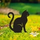 thumbnail image 4 of Estaca para gatos, estaca para jardín y césped, estatua de animales, decoración artística para jardín, regalos para amantes de los gatos Estilo B, 4 of 7