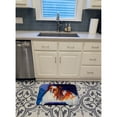 thumbnail image 3 of Carolines Treasures 7127RUG Papillon Machine Washable Memory Foam Mat 19 X 27" multicolor, 3 of 4