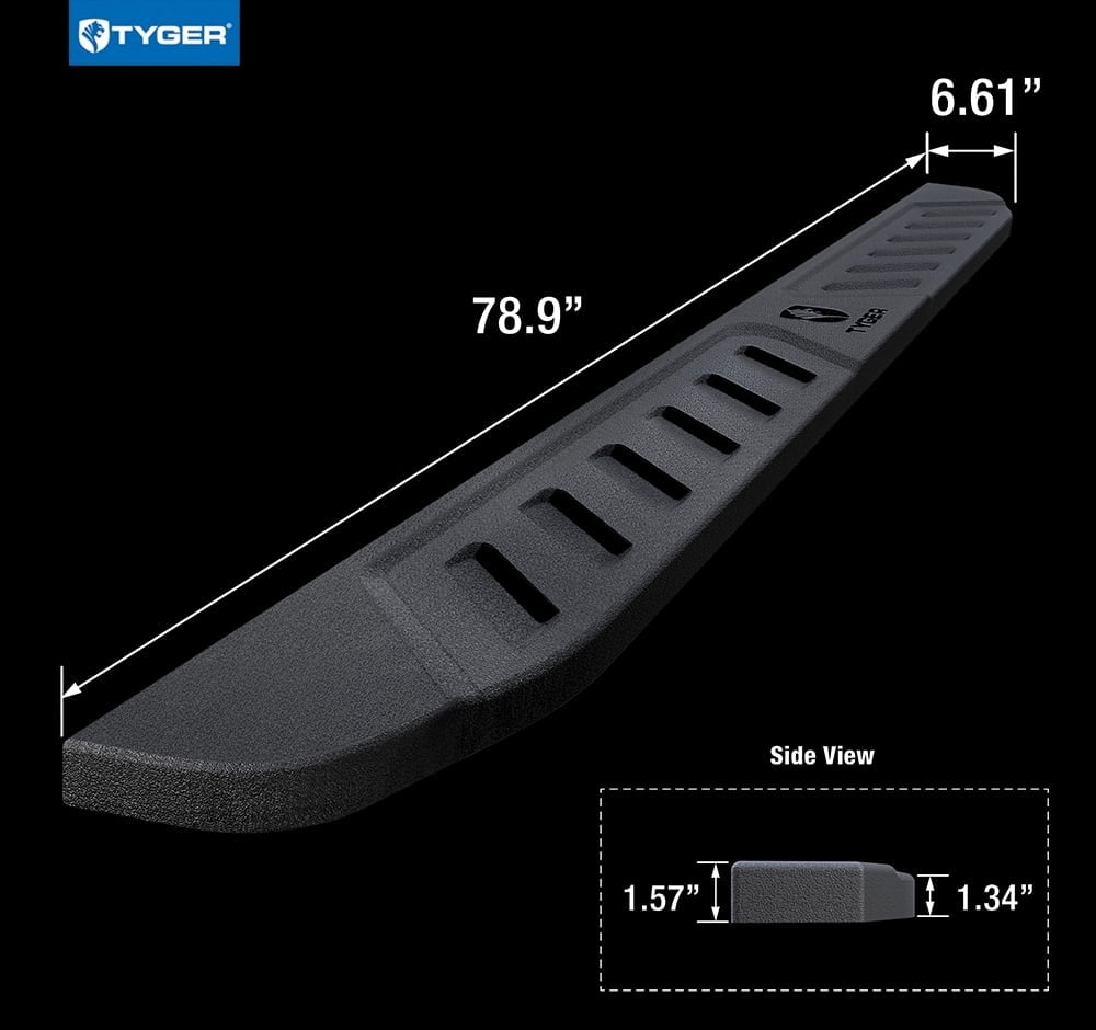 Tyger Auto 6.6" Blade Running Boards Compatible with 2015-2026 Chevy Colorado GMC Canyon | Crew Cab | TG-BL3C7018 | Side Step Nerf Bars