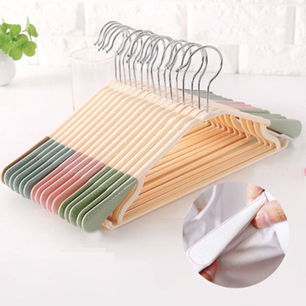 Plastic Clothes Hanger Anti-slip Hook Design Drying Clothes Rack Hanger ...