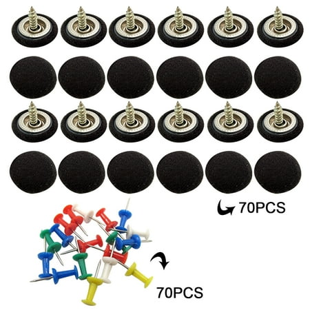 

70pcs Retainer Fixing Screw Universal Ceiling Cloth Car Interior Roof Buckle