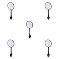 thumbnail image 2 of Transemion 8.5mm Glass Bike Rearview Mirror Mountain Cycling Flexible Handlebar Wide Angle Lightweight Rear Back View Mirror Black 8.5cm 5Set, 2 of 6