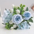 thumbnail image 3 of Simulated Flowers Decorate Not Wither Durable Faux Hydrangea Peony Flowers, 3 of 4