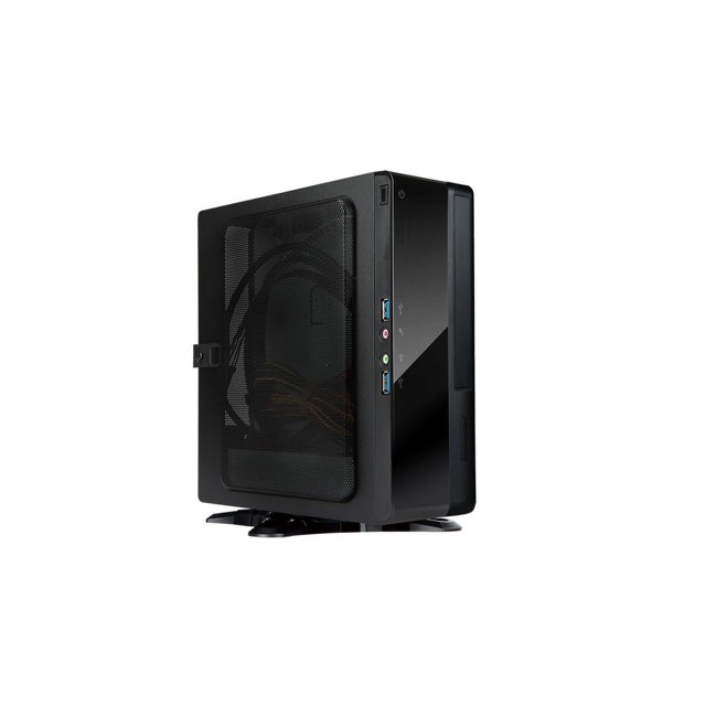 Funda IN WIN BQ656 Mini-ITX con fuente de alimentación dorada de 200 W y más de 80 W y USB 3.0