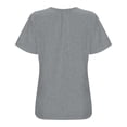 thumbnail image 4 of WTXUE T-Shirts de Maternité, Débardeur de Maternité pour Femmes Manches Courtes Décontractées Col Rond Froncé Basique pour Allaitement Col Rond Manches Courtes Gris Foncé, 4 of 6