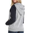 thumbnail image 4 of Doublju Women's Casual Lace Up Pullover Pocket Hoodie With Plus Size, 4 of 4