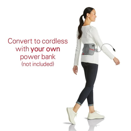 Sunbeam® GoHeat USB Powered Heating Pad, Light Gray