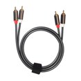 thumbnail image 4 of Cable 2 2 RCA 3 piezas 6 Pies 10 Pies 16 Pies 32 Pies Audio Estéreo DVD 1m Hugo Cable de audio RCA macho a macho, 4 of 10