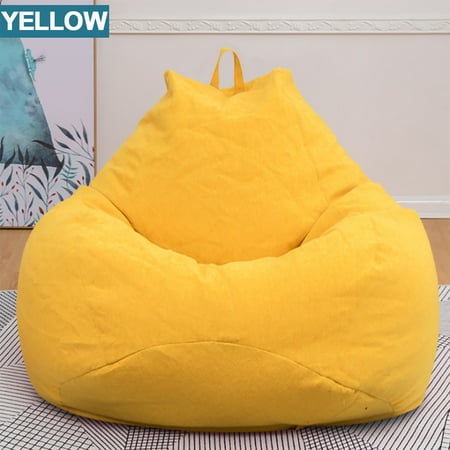 S M L Bean Bag Chairs Couch Sofa Only Cover Indoor Lazy