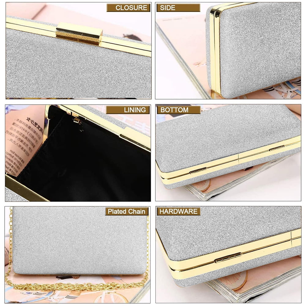 UBORSE Women Wedding Clutch Rhinestone Bling Sequin India | Ubuy