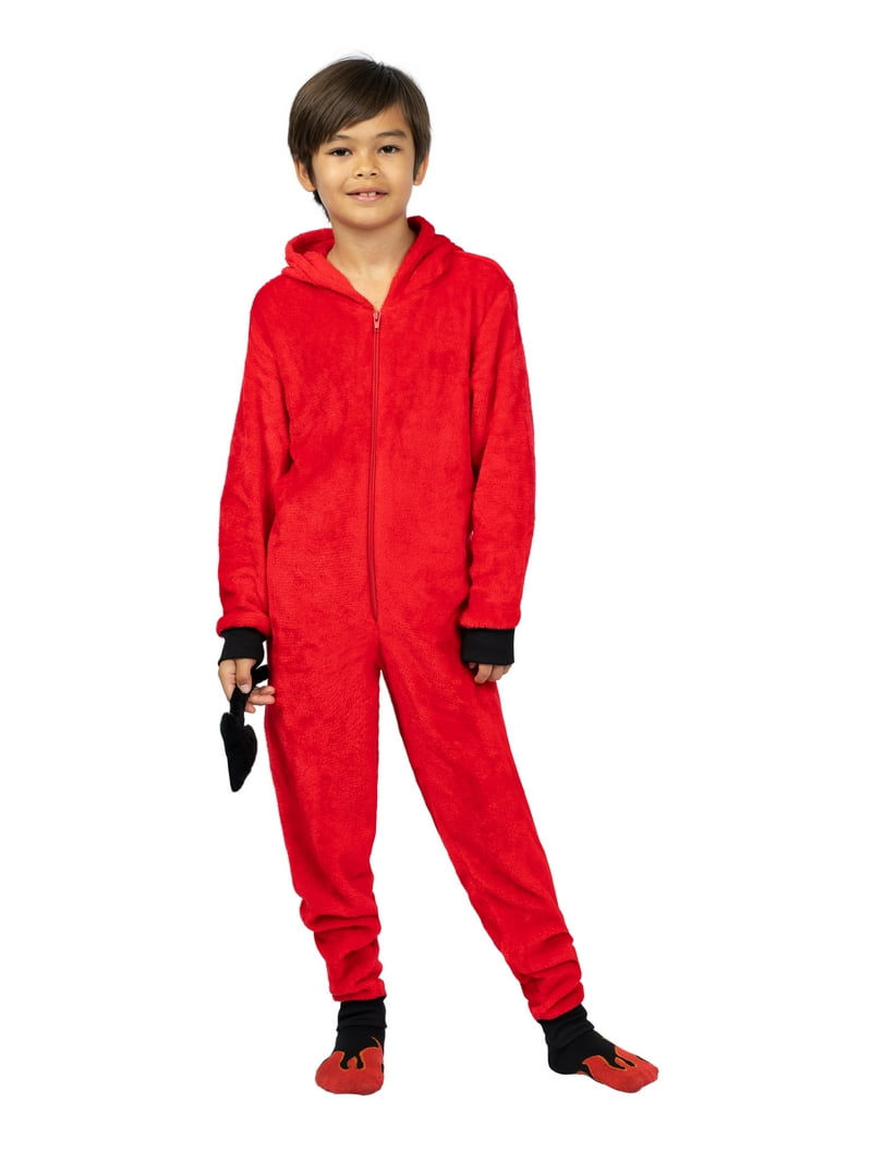 Prestigez Boys Family Devil Onesie Pajama Costume Union Suit