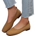 thumbnail image 3 of Sngxgn Women's Ballet Flats Comfortble Flat Shoes for Office Work Casual Dress Shoes(Khaki,38), 3 of 6