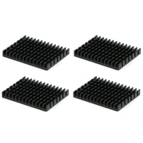 Easycargo 4pcs 40mm Heatsink 40x30x5mm pre Applied 8810 Thermal Conductive Tape, Cooling Aluminum Heatsink for Cooling Raspberry Pi 4, M.2 SSD NVMe Mini SATA mSATA (4 pcs 40mmx30mmx5mm)