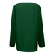 thumbnail image 4 of MHFRRA Camiseta Informal de Manga Larga con Cuello En V para Mujer. Camiseta Básica Cómoda para Uso Diario y Relajación. Ideal para Todas Las Estaciones. Combina Perfectamente con Jeans. Verde Oscuro, 4 of 4