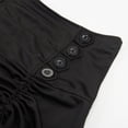thumbnail image 3 of DHFJKG Gothic Midi Skirts For Women Lace Trim Ruched High-Low Retro Punk Streetwear High Waisted Skirts Stylish Skirt, 3 of 7