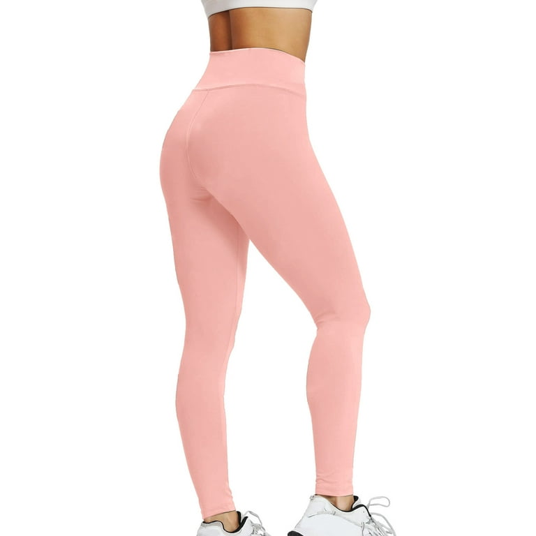 Xinqinghao Yoga Leggings For Women Pants Women'S Printed High Tight Fitting  Sports Fitness Peach Pants Waist Yoga Yoga Pants Women Yoga Pants Pink XXL