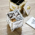 thumbnail image 2 of Cotton Balls Canister Dispenser Box Cotton Swab Storage Box with Lid Makeup Table Cosmetics Organizers Containers, 2 of 20
