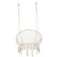 thumbnail image 2 of Hamaca al aire libre para sillas de techo para una sola , cesta colgante nórdica transpirable, columpio tejido, columpio para patio, jardín, beige Sunnimix Hamaca al aire libre, 2 of 7