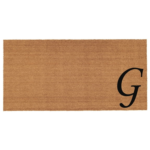 Urban Chic Monogram Doormat, 30" x 48" (Letter G)
