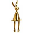 thumbnail image 1 of kurtrusly Sitting Rabbit Ornament Bunny Figurine for Bookshelf Living Room Bedroom Golden S 1Set, 1 of 6