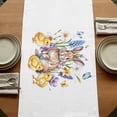 thumbnail image 5 of Table Runners 70 Inches Long Dress Scarves, Bunny Easter Farmhouse Coffee/Dining/Kitchen Table Decor, Holiday Table Runner, Spring Floral Elegant Pastoral Butterfly 13x70 Inch, 5 of 9