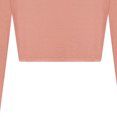 thumbnail image 3 of Awdis Womens Crop Triblend Long-Sleeved T-Shirt, 3 of 4