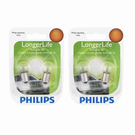 2 pc Philips 57LLB2 Long Life Multi Purpose Light Bulbs
