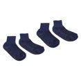 thumbnail image 1 of Wide Grips Non Slip Breathable Loose Fit Socks for Obese Dark Blue 2-Pairs, 1 of 7