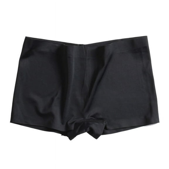 MAGAZINE 1pc Women's Panties Ice Silk Safety Shorts Invisible culotte femme Seamless Sexy Solid Color Boxer Briefs Underwear Female Panties
