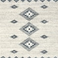thumbnail image 1 of Ahgly Company Indoor Square Contemporary Antique White Beige Abstract Area Rugs, 4' Square, 1 of 6