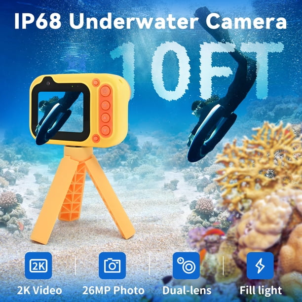 Kids Waterproof Camera Fun Underwater for Indoor Playgrounds