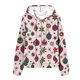 thumbnail image 5 of Puntoco Chaqueta Con Capucha Y Manga Larga Con Cremallera Y Estampado Navideño Informal Para Mujer, 5 of 6