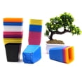 thumbnail image 3 of 10Pcs Bonsai Planter Nursery Flower Pot Garden Square Home Plastic Decor Supply, 3 of 8