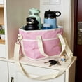 thumbnail image 5 of Family Size 4 Compartment Drink Bag with Adjustable Strap - Multiple Tumbler Carrier Caddy, 4 Compartment Insulated Drink Holde, for Hiking, Walking, Sports, Family Outings & Daily Use, 5 of 8