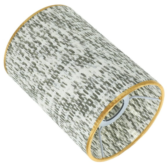 STOBOK Vintage Drum Lamp Shade Prevents Bulb Breakage Fabric Iron 1Set