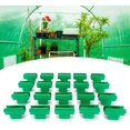 thumbnail image 2 of 20 piezas abrazaderas de película cubierta de plástico para plantas de invernadero hebilla de película Clip suministros de jardinería 2,0x1,4x0,8 pulgadas JAMW Sencillez, 2 of 5