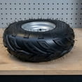 thumbnail image 2 of twisto 145/70-6 Outdoor-Road Tire Flame Pattern Pattern 6 Inch ATV Tire and Rim for DIY Enthusiasts, Tire-hub Black, 2 of 10